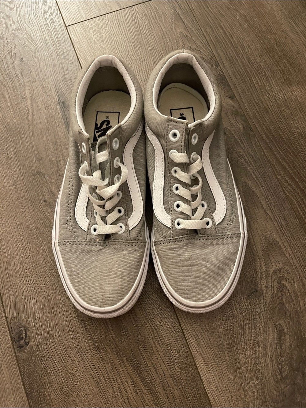 Vans Old Skool Women's Sneakers in Light Gray and White